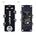 Miniatyrbild 3 av 4: 2X Mini Gitarr Effektpedal Box Cirkulationskanal Switch Pick Plug