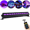 Miniatyrbilde 1 av 5: UV-lyslist, 36W UV-projektor lilla lys 12 LED-er, svart lyslampe veggvaskerlampe perfekt scenebelysning for klubb, fest, diskotek, KTV, Sunny