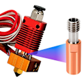 Miniatyrbillede 2 af 5: 2 stk. All Metal CR10-TCrazy Titanium Kobber Varmeafbryder Hals 27mm til CR10 -10S Hotend 3 5 3D Printer