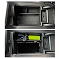 Miniatyrbild 5 av 5: Center Console Organizer för H3 2024 Förvaringsbox Armstöd Tillbehör Fack