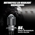 Miniatyrbilde 4 av 5: LED H4 Projektor Liten Pære Motorsykkel Tilbehør Passer for Integrerte To-Fargede Frontlykter Modifisert