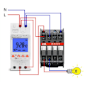 Miniatyrbild 3 av 5: TM928RBKL Stor Skärm Display Instrument Timer Utbytbart Batteri Bakgrundsbelysning 85-265V 30A