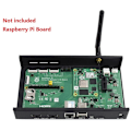 Pikkukuva 5 / 5: Waveshare Metal Box (A) Raspberry Pi 4 IO-levylle suunniteltu, mukana jäähdytystuuletin