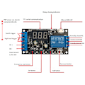 Miniatyrbild 3 av 5: ZK-TD2 5V12V24V Digital LED-display Timer Relä Switch Modul