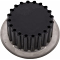Miniatyrbillede 3 af 5: LED Solcelle Jordlampe 10 Pak, Udendørslys, Gadelys, Nedgravet Lys, Vandafvisende IP65 (Kold Hvid, Rund) [Energiklasse A+]