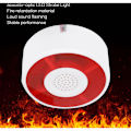 Miniatyrbillede 4 af 5: DC 12V LED Blinkende Lampe Sikkerhedsalarm Strobe Signal Advarselslys Sirene-