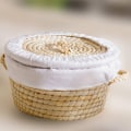 Miniatyrbillede 2 af 5: Udendørs isolering Taro kurv rattan opbevaringskurv