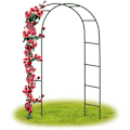 Miniatyrbillede 1 af 5: Havebue/Bryllupsbue Rosenbue Støtte Have Søjle, Metal Havebue Klatreplanter Metal 240 x 140 x 38 CM/Grøn