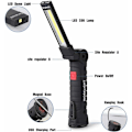 Miniatyrbillede 2 af 5: LED Arbejdslys LED Lommelygte Arbejdslys LED Værkstedslampe Genopladelig Inspektionslampe Lommelygte Magnetisk Base 5 Tilstande til Garage Lampe, Camping, Nødsituation