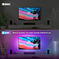 Miniatyrbillede 3 af 5: LED-Strips, 5M 150LED Bluetooth LED-Strips 5050 RGB 5V USB, Lysstrimler styret via APP og fjernbetjening, 16 millioner farver og 213 tilstande perfekt