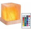 Miniatyrbilde 1 av 5: USB Himalaya-saltlampe Frigir Negativ Ioner for å Renske Luften 4 Moduser Utskåret Ionisk Lampe med Fjernkontroll for Hjemmet