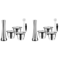 Miniatyrbild 1 av 5: Återanvändbara Kapslar, 6 Fyllbara Swabs + 2 Tamper + 2 Skedar + 2 Borstar