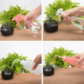 Miniatyrbilde 4 av 5: 16 stk/sett sukkulentsett transplanteringsverktøysett mini hageverktøysett hagesett transplanteringsverktøy for innendørs hagepleie (rosa)