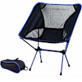 Miniatyrbild 1 av 5: Fällbar campingstol Ultralätt aluminium fällbar stol Kompakt bärbar fällbar stol Fiske stol för utomhusvandring upp Blå-Fei Yu