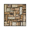 Miniatyrbild 1 av 5: 30 cm x 30 cm självhäftande kakel väggkonst toalettdekor 3D tapet ny 506