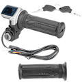 Miniatyrbillede 1 af 5: 36V Halv Twist Throttle med LED Strømindikator Nøglelås til Elcykler Scootere