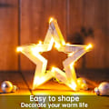 Miniatyrbillede 3 af 5: Julelysstreng, Batteridrevne LED-lysstreng, 20 stk. 1M 20 LED Kobbertrådslysstreng - RWChristmas Lysstreng