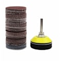 Miniatyrbillede 5 af 5: Slibeskive til Sander, 100 slibeskiver 50mm Poleringsslibeskive + 1 Poleringsslibetallerken til Boremaskine slibekorn 80 120 180 240 400 600 800