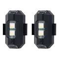 Miniatyrbilde 1 av 5: LED Strobe Drone Lys 7 Farger USB Lading Nattlys for Air 2S/Mini 2/Sykkel/Smuss Sykkel/Bil/Motorsykkel, 2PCS