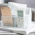 Miniatyrbilde 4 av 5: Papirholder, oppbevaringsboks for vev til hjem og bad, hullet vevboks, serviettholder, svart