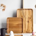 Miniatyrbilde 3 av 5: Frokostbrett Sushi Brødkakefat med Rillet Håndtak Husholdningskakefat Tebrett Nordisk Rektangel Grillfat