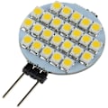 Pikkukuva 4 / 4: 10 kpl G4 SMD 24 LED-kaappilamppua veneille, asuntoautoille ja autoille 12V lämmin valkoinen valo