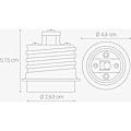 Miniatyrbilde 5 av 5: 10x Sokkeladapter - 10x E40 til E27 Sokkelkonverter - E27 Base Lampeholder Adapter for Halogen LED Pære