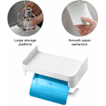 Miniatyrbillede 3 af 5: Toiletpapirholder Kommerciel Vægmonteret Håndklædeholder Badeværelse Køkken