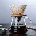 Miniatyrbilde 5 av 5: 2X Gjenbrukbare Filter Kaffe Drypper Tre Glass