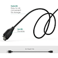 Miniatyrbilde 3 av 5: Reserve USB-datakabel for lading for 5 / 5S / 5X / Forerunner 935 / Quatix 5 / Quatix 5, / Vivoactive 3 Watch, svart