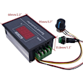Miniatyrbild 3 av 5: PWM DC-motorhastighetsregulator med digital display 30A PWM justerbar hastighet kontinuerlig regulator