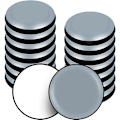 Pikkukuva 1 / 5: Kalusteliukuimet, 16 kpl PTFE Teflon pyöreät itseliimautuvat kalusteliukuimet sopivat sileille lattioille ja matoille (pyöreä, 25 mm)