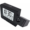 Miniatyrbild 3 av 3: Projektionsklocka, Elektronisk Väggprojektionsväckarklocka med Dubbel Alarm, 12/24 Timmar, Datum, Skärmfuktighet Inomhustemperatur (Svart)-Fei Yu
