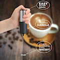 Miniatyrbillede 2 af 4: Mælkeskummer til Kaffe, Latte, Rustfrit Stål Skumpisker Mixer Batteridrevet Håndholdt Elektrisk Skummere