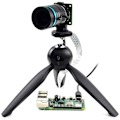 Miniatyrbillede 5 af 5: Mini bærbar stativ 360° rotation til kameraer som Hq Cm-Stereo-Vision-Board kamera