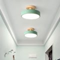 Miniatyrbillede 3 af 5: Loftlampe Moderne LED Nordisk Trælys Armatur Indendørs Køkken Soveværelse Badeværelse -