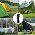 Miniatyrbillede 5 af 5: 6 stk. reflekterende telttov med justerbar spænder til udendørs campingtelte