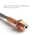 Miniatyrbillede 2 af 4: Opgraderet Kobber-Titan Legering Bimetal Hals til Prusa MK4, Højtemperaturbestandig Split Rør, 3D Printer Tilbehør