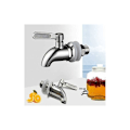 Miniatyrbillede 3 af 5: Rustfrit Ståldrik Dispenser Udskiftning Hanehane til Homebrew Tønde Gæring Vin Øl Drik Juice Dispenser Taphane