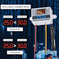 Miniatyrbild 3 av 5: 2-pack LED Digital Temperaturstyrningsmodul med Vattentät Sonda, MNS Programmerbar Kylsensor