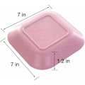 Pikkukuva 2 / 5: 18 cm Vehnänolki Lounaslautaset, Mikroaaltouuni- ja Astianpesukoneenkestävä, Salaatit/Kevyet Kakut BPA-vapaa (Neliö, 4 Väriä) HIASDFLS