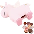 Miniatyrbilde 2 av 4: Søt Regnbue Unicorn Spargris for Jenter, Resin Unicorn Spargrisleker, Barne Pengebokser, Unicorn Gaver til 6/7/8 År Gamle Jenter, Beste Julegave