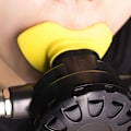 Miniatyrbilde 5 av 5: Formbar silikon dykkebit munnstykke regulator dykkebit dykkeutstyr snorkling pusteventil rosa
