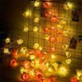 Miniatyrbillede 4 af 5: Rose-lysstreng 3m 20 LED Batteridrevet Roseblomst Varmt Hvid Pink Feelyss Romantisk Hjem Have Dekoration til Bryllup Fest Valentinsdag