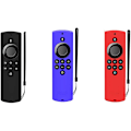 Miniatyrbild 5 av 5: Fjärrkontrollskyddsfodral för Alexa Key Bärbar Dammtät Skydd Silikonhud för Fjärrkontroll Röd