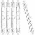 Miniatyrbillede 1 af 5: 5 stk. R7S halogenpære 78mm 80W 230V, R7S halogenstang 78mm, halogenpære r7s halogenstanglampe dæmpbar til bygningsstråle, arbejdslandskabslys
