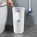 Miniatyrbillede 3 af 5: Multifunktionel Skraldespand 3 i 1 Skraldespand Toilet Skraldespand Badeværelse Soveværelse Stue Skraldespand Spand Kurv med Låg