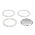 Miniatyrbilde 1 av 5: 50 ml erstatningspakninger og filter til 1-kopps Moka / Break / / Mini kaffetraktere