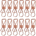 Miniatyrbillede 2 af 5: Sæt med 25 små guldmetalclips - Universalklips til almindelige tørresnore