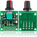Miniatyrbild 3 av 5: 4 st 1,8v 3v 5v 6v 7,2v 12v 2A PWM-varvtalsregulator DC-motorspänningsregulator, LED-spänningsregulator dimmer, justerbar kontrollbrytare
